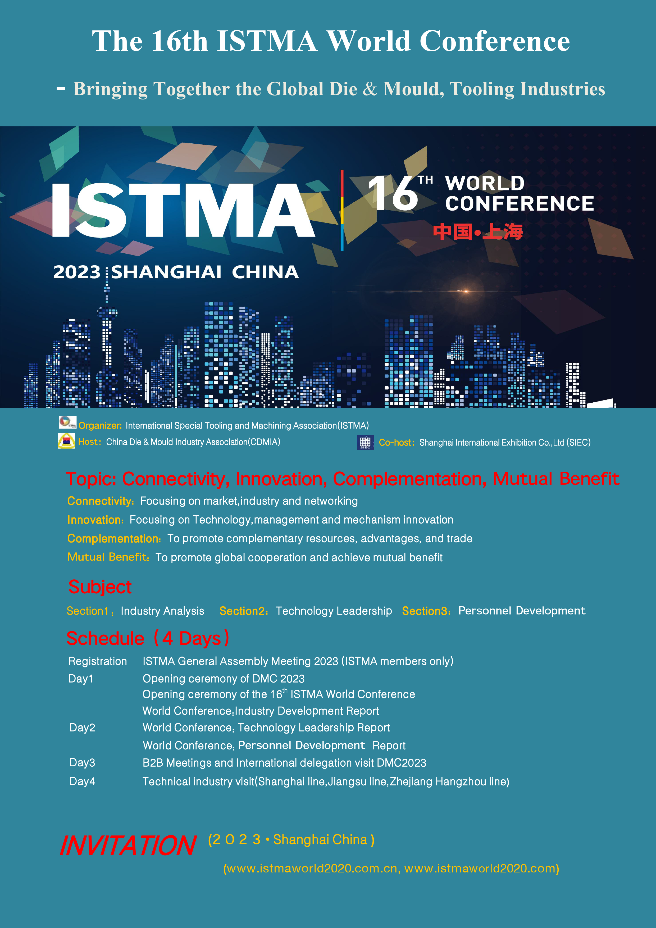 The 16th ISTMA World…